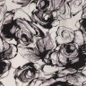 Рубашка-платье "CRAZY/roses" для танцев с закругленными боковыми разрезами 