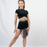 Кроп-топ для танцев LA “ULTRA” kid с коротким рукавом